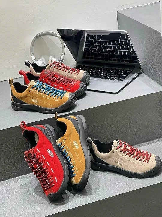 預售限定！F109｜韓國拼色麂皮機能休閒鞋