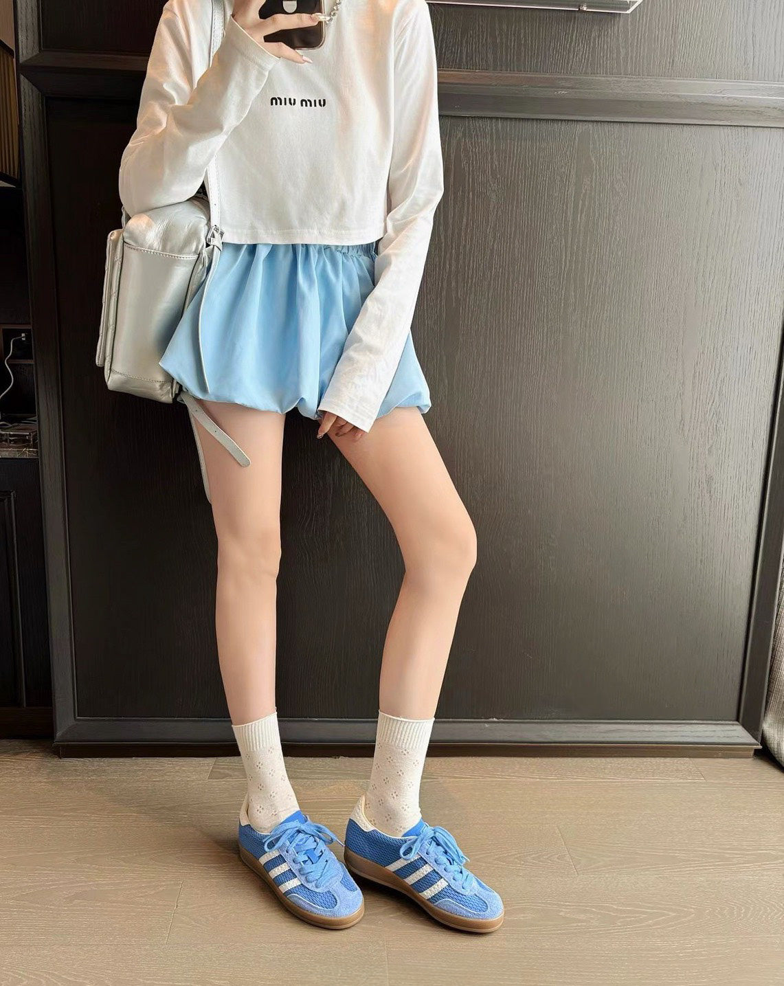 童顏家｜UnMark 撞色網布德訓休閒鞋 經典三色 3cm（D214）