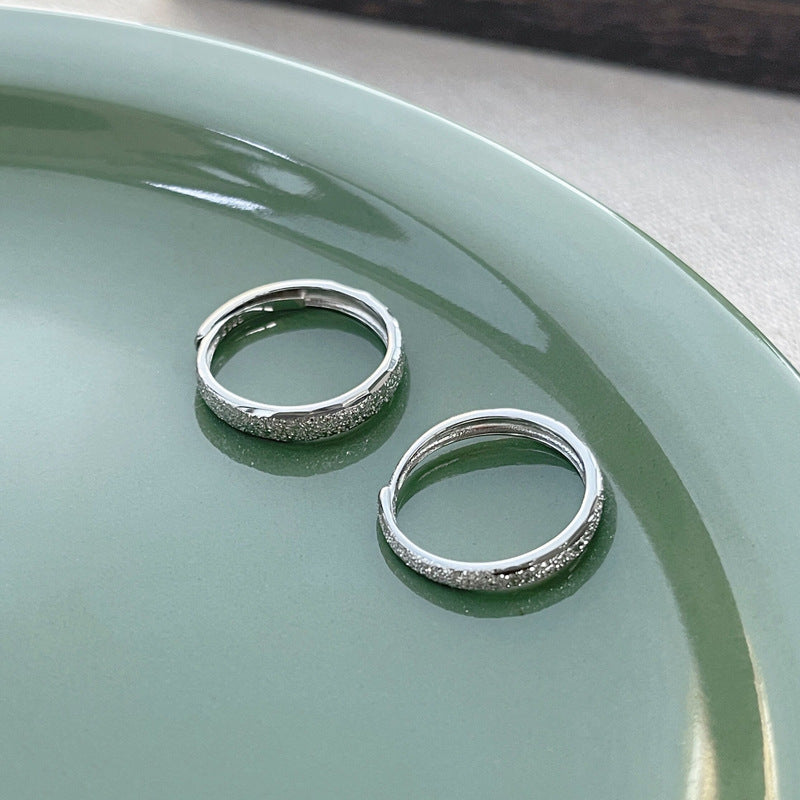 ¡Preventa limitada! [Juego de anillos dobles Tongyanjia] plata de ley 925 | apertura ajustable |