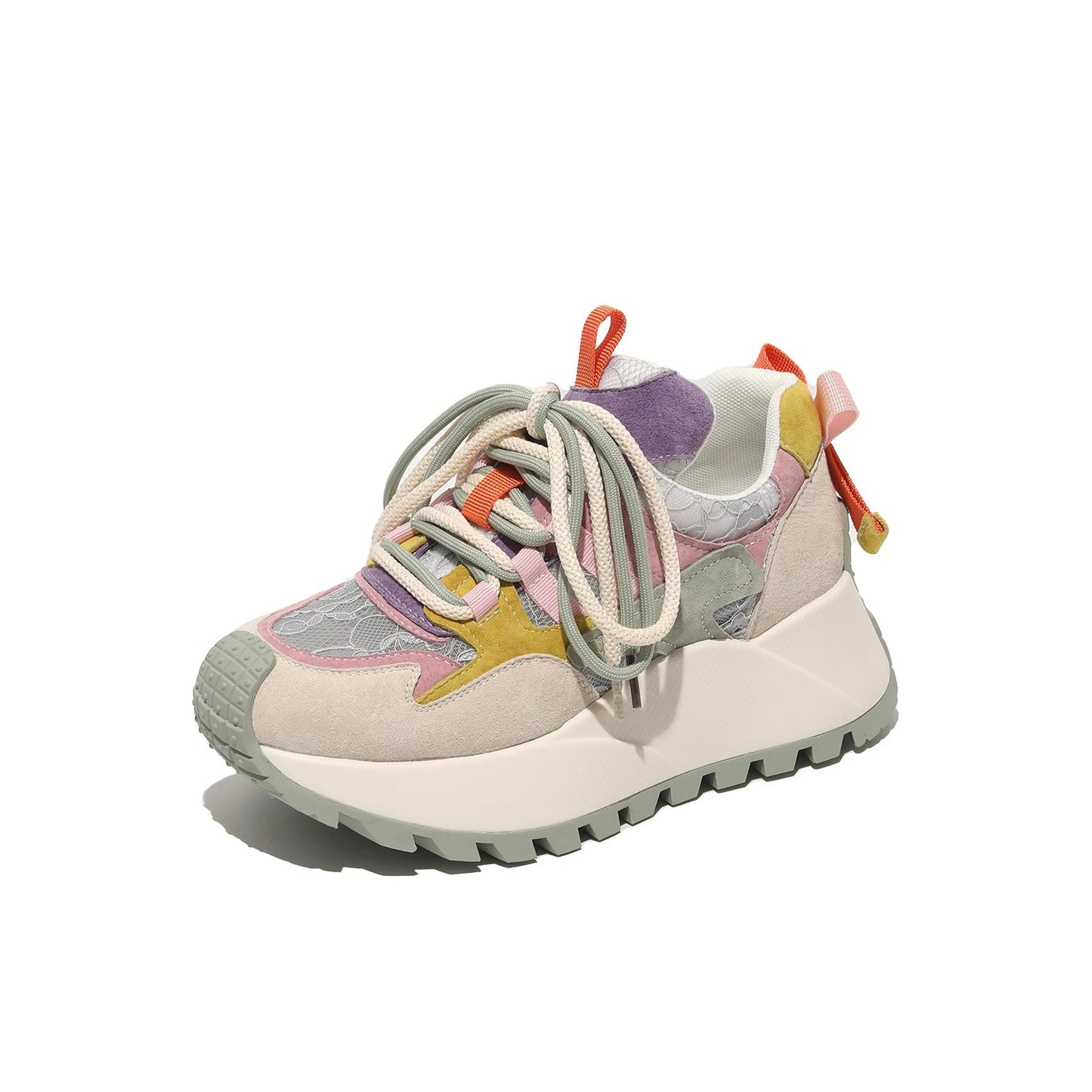 Pre-sale limited! [Tongyanjia’s colorful and fashionable dad shoes🌈] Interesting color combination | Vibrant and energetic👟No. 92301