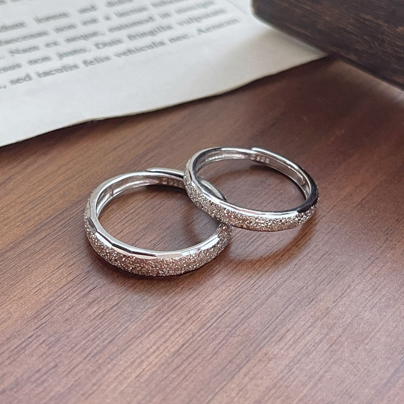 ¡Preventa limitada! [Juego de anillos dobles Tongyanjia] plata de ley 925 | apertura ajustable |