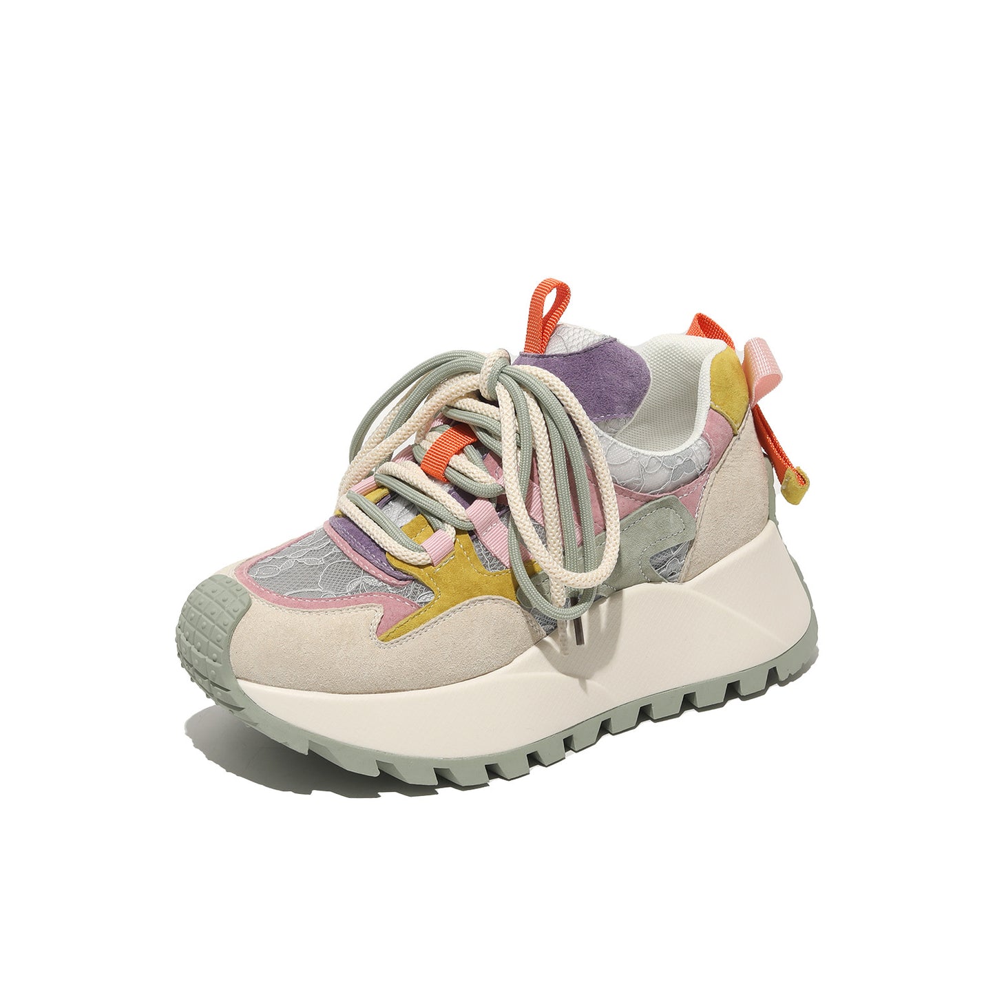 Pre-sale limited! [Tongyanjia’s colorful and fashionable dad shoes🌈] Interesting color combination | Vibrant and energetic👟No. 92301