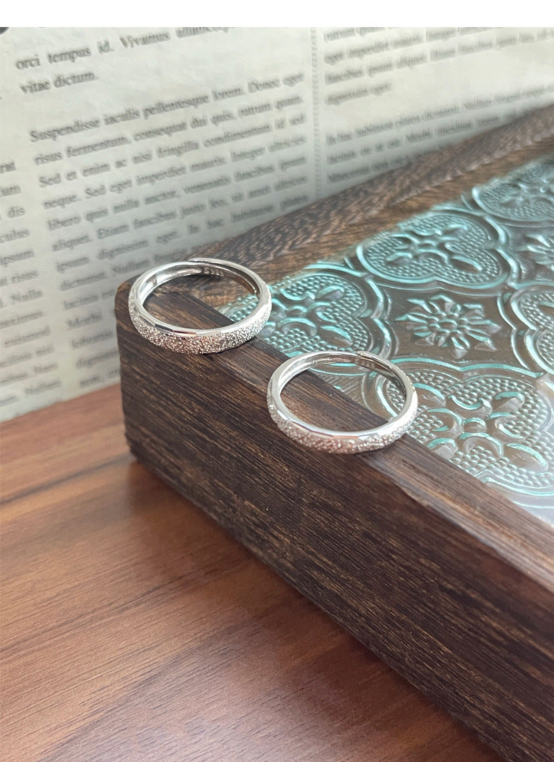 ¡Preventa limitada! [Juego de anillos dobles Tongyanjia] plata de ley 925 | apertura ajustable |