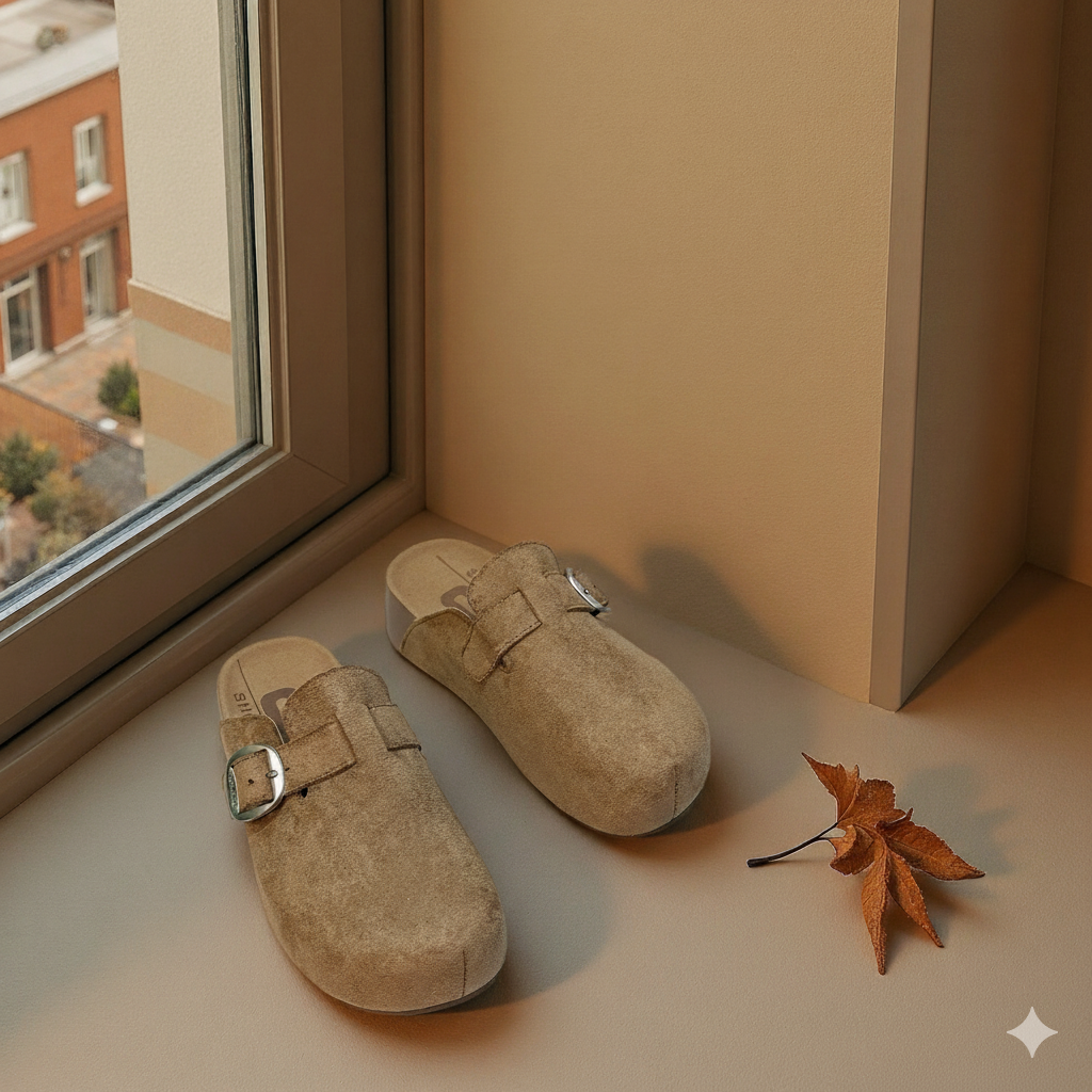 預售限定！韓國霧絨厚底勃肯拖鞋｜駝 / 卡其 / 咖啡｜4cm 增高款（B028）