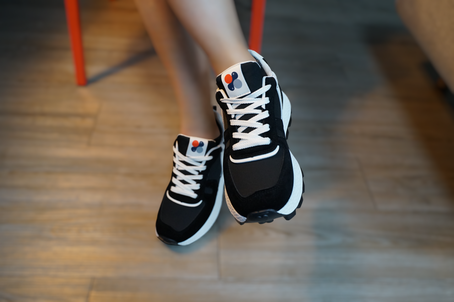 [Zapatos de la nueva marca Tongyanjia Lurela] Hecho en Corea | Edición limitada | Tarjeta negra color blanco
